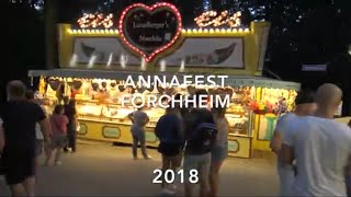 Annafest Forchheim 2018 [upl. by Ocirnor]