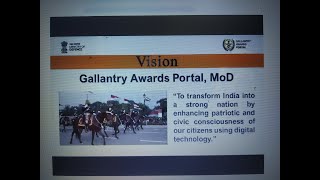 Introduction To Gallantry Awards Portal India [upl. by Lybis]