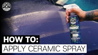 How To Easily Apply NEW HydroCharge Ceramic Spray Coating  Chemical Guys [upl. by Ridan]