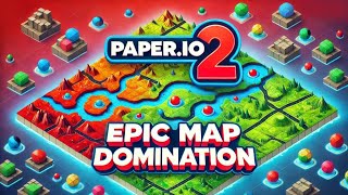 Conquering the Map in Paperio 2 Tips amp Epic Gameplay Moments [upl. by Caines838]