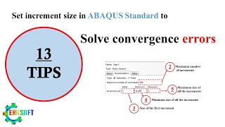 ABAQUS Step Settings initial minimum and maximum increment size [upl. by Aniteb]