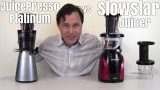 JuicePresso Platinum vs Slowstar Juicer Review Comparison [upl. by Shaine]