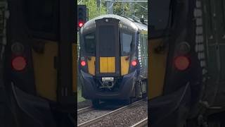 Scotrail Class 385 departing Bishopbriggs for Glasgow QS railway scotrail train highspeedtrain [upl. by Carilla962]