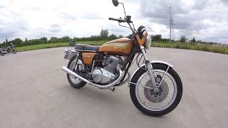 Yamaha TX 750 1973 Gold MOTOVENTUScom [upl. by Nikolaus]