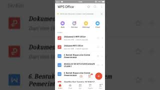 Cara membuat pdf dri word dengan aplikasi wps [upl. by Enilreug]