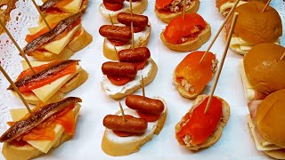 🎄Canapés o Aperitivos fáciles rápidos y económicos Para Navidad 🎄 [upl. by Ydissak93]