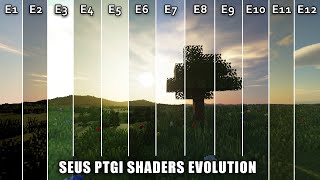 SEUS PTGI Evolution  Shaders Comparison  Minecraft Java Edition [upl. by Fronnia918]