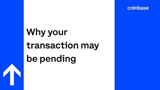 Why your transaction may be pending [upl. by Elawalo]