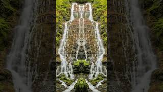 Dicks Creek and Mingo Falls mirrored waterfall naturephotography nature photography art [upl. by Aleck311]