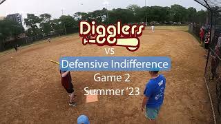 Digglers vs Defensive Indifference Game 2 Summer 23 Highlights [upl. by Juliane]