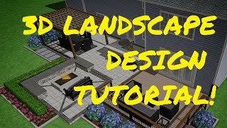 3D Landscape Design Tutorial  Realtime Landscape Architect  Uvision Software [upl. by Vassell]