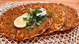 Hazır Lavaştan EFSANE FIRINDA LAHMACUN Tarifi 👉 Bir Tane asla Yetmeyecek‼ [upl. by Llemrej]