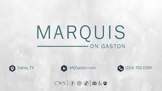 Marquis on Gaston CWS Apartment Homes  Dallas TX [upl. by Ecertak]