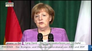 20052012  Bundeskanzlerin Angela Merkel zum G8Gipfel [upl. by Ahsinej]