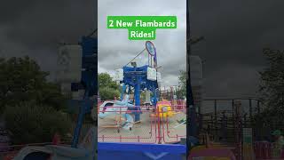 2 New Rides  Flambards Theme Park themepark newride flambards cornwall [upl. by Annaehs]