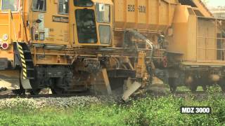 MDZ 3000 Dynamic Tamping Express 094X and BDS2000 [upl. by Aeiram]