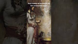 The Magic Circle by William Waterhouse art arthistory [upl. by Namreh]