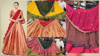 Deepavali Half Saree New Tissue Half Sarees Sowcarpet Shopping💥💥 [upl. by Eelyk]