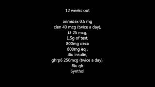 bostin loyd steroid cycle [upl. by Eulalee]