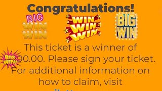 BIG WIN ON BIG GREEN💥LIVE💥HUGE WIN 🤑 scratchcards wisconsinlottery scratchofftickets lottery [upl. by Akcirre]