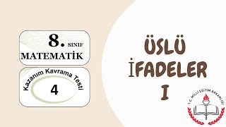 ÜSLÜ İFADELER I  MEB KAZANIM KAVRAMA TESTLERİ [upl. by Hyde]