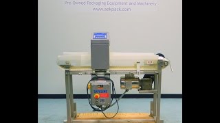 Used MettlerToledo Model SL 1200 Safeline Metal Detector  stock 71087016 [upl. by Aihsotan]