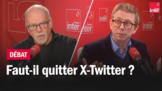 Fautil quitter XTwitter   Le débat du 710 [upl. by Alvinia]