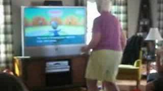 Grandma rocks the Hula Wii [upl. by Enilram]