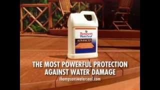 Deck Waterproofing  Keep Moisture Out with Thompsons WaterSeal [upl. by Cchaddie]