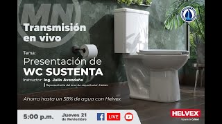 LIVE TE PRESENTAMOS WC SUSTENTA DE HELVEX  MN HOME CENTER [upl. by Salomone]