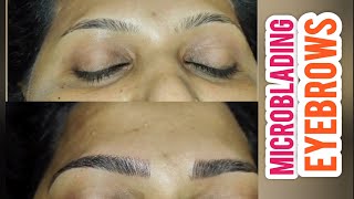 Microblading Eyebrows ❤️ Service in Trivandrum Kerala [upl. by Nytsirhc]