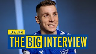 LUCAS DIGNE SIGNS NEW EVERTON DEAL [upl. by Seldan]