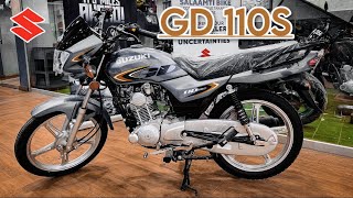 Suzuki GD 110S 2024 Model  New Blue Colour Complete Review  Suzuki Bikes Price in Pakistan [upl. by Amzu]