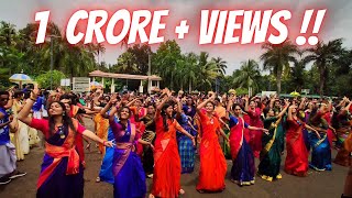 ONAM CELEBRATION at FISAT COLLEGE  GIRLS FLASHMOB  KERALA TRADITION [upl. by Allemaj]