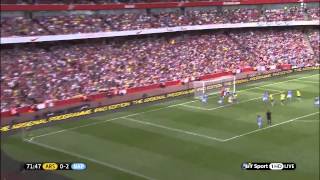 Olivier Giroud Fantastic Overhead Kick Goal Arsenal vs Napoli 12 HD Emirates Cup 2013 [upl. by Mill]