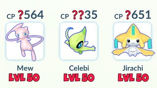 LeveL 50 Kanto Johto Hoenn Mythical Team in Pokemon GO [upl. by Leotie133]