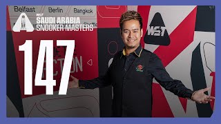 Noppon Saengkham Makes 147 In Riyadh 🔥  Saudi Arabia Masters 2024 [upl. by Yorick]