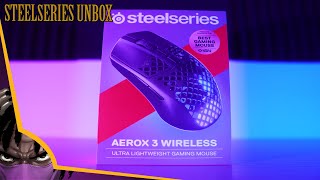 SteelSeries Aerox 3 wireless Unboxing [upl. by Adlee399]