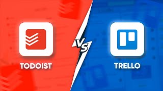 Todoist Vs Trello  Which Task Management Software is Better [upl. by Euqnomod]