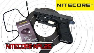 Nitecore NPL25  Torcia Tattica da Pistola [upl. by Lema]