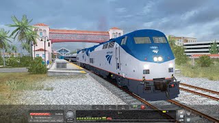 Amtrak Silver Star Part I Miami to Sebring FL Train Simulator Classic [upl. by Gayla]