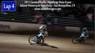 2012 Gumball Rally Speedway Motorcycle Race  Handicap Main Event [upl. by Oralla]