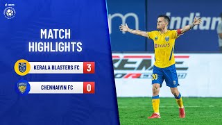 Highlights  Kerala Blasters FC 30 Chennaiyin FC  Match 102  Hero ISL 202122 [upl. by Gebler]