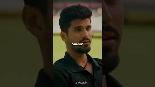 Washington Sundar the Record Maker Cricket shorts Sundar Washington INDvsNZ [upl. by Eidnim]