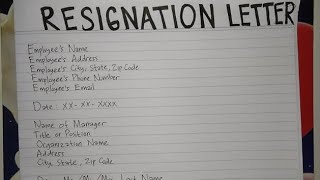 How To Write Resignation Letter Template amp Sample  Writing Practices [upl. by Gabey]