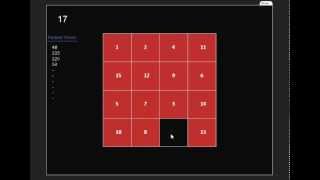 How To Solve a 4x4 Sliding Puzzle Easily and in under a minute [upl. by Marcie]