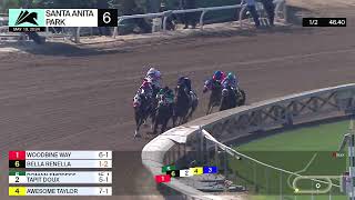 Roman Empress amp Bella Renella finish in a Dead Heat Race 6 on Sunday May 19 at Santa Anita Park [upl. by Lezah]