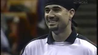 Agassi vs Sampras 1996 Super Showdown [upl. by Ratcliff]