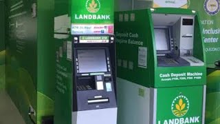 Paano mag deposit sa landbank Machine with ATM Mema Jess [upl. by Ano966]