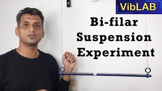 BiFilar Suspension Experiment  find Moment of Inertia  Radius of Gyration Dynamics of Machine [upl. by Eleazar]